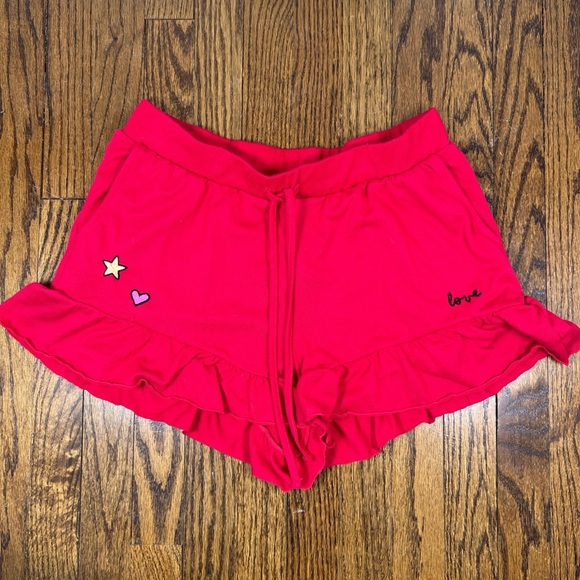 Betsey Johnson Pants - Betsey Johnson Great Condition Elastic waist With Tie String Ruffle Hem Sz Large